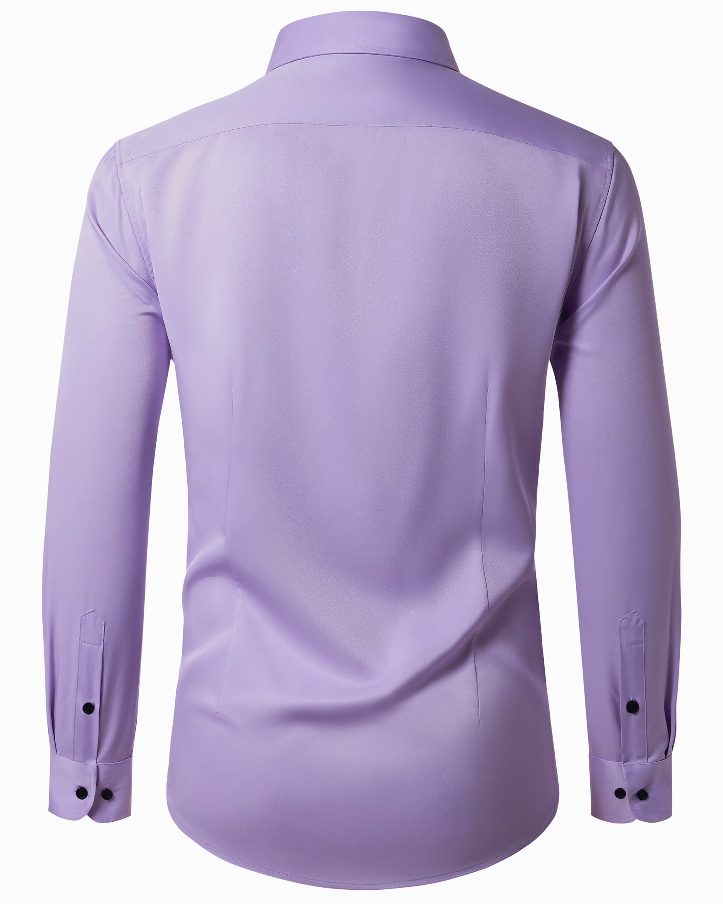 Lusead Slim Fit Dress Shirt for Men Long Sleeve Button Up Shirt