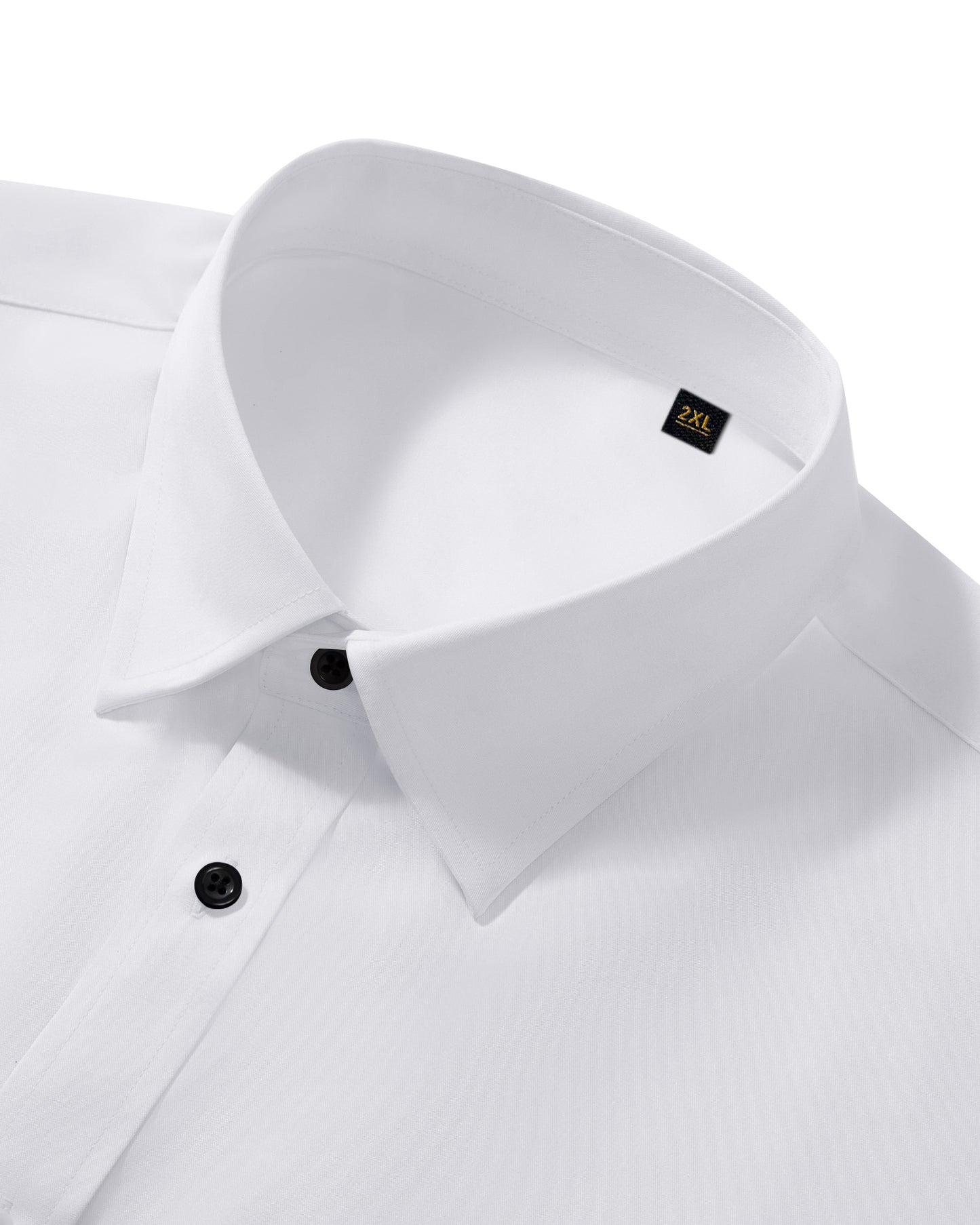 Lusead Slim Fit Dress Shirt for Men Long Sleeve Button Up Shirt