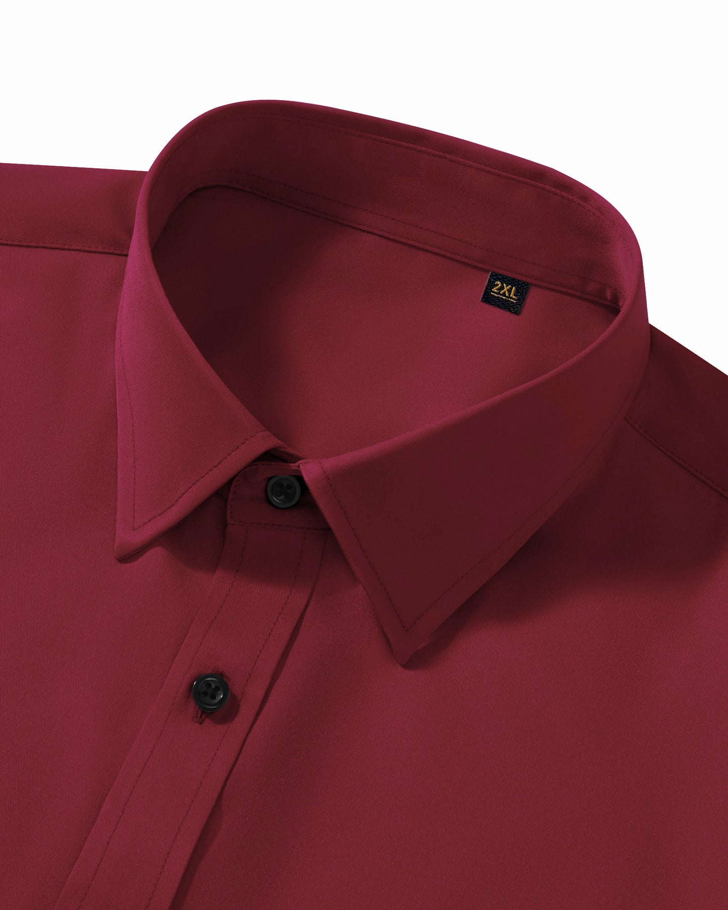 Lusead Slim Fit Dress Shirt for Men Long Sleeve Button Up Shirt