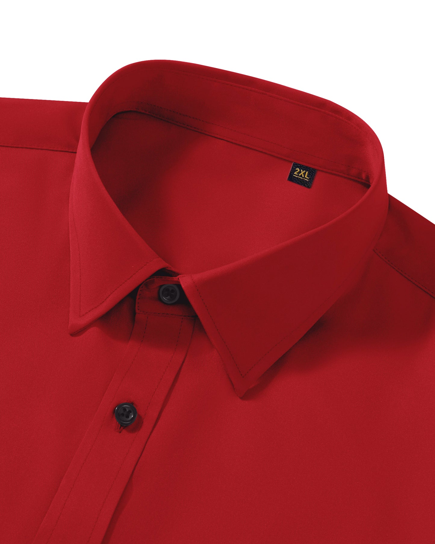 Lusead Slim Fit Dress Shirt for Men Long Sleeve Button Up Shirt