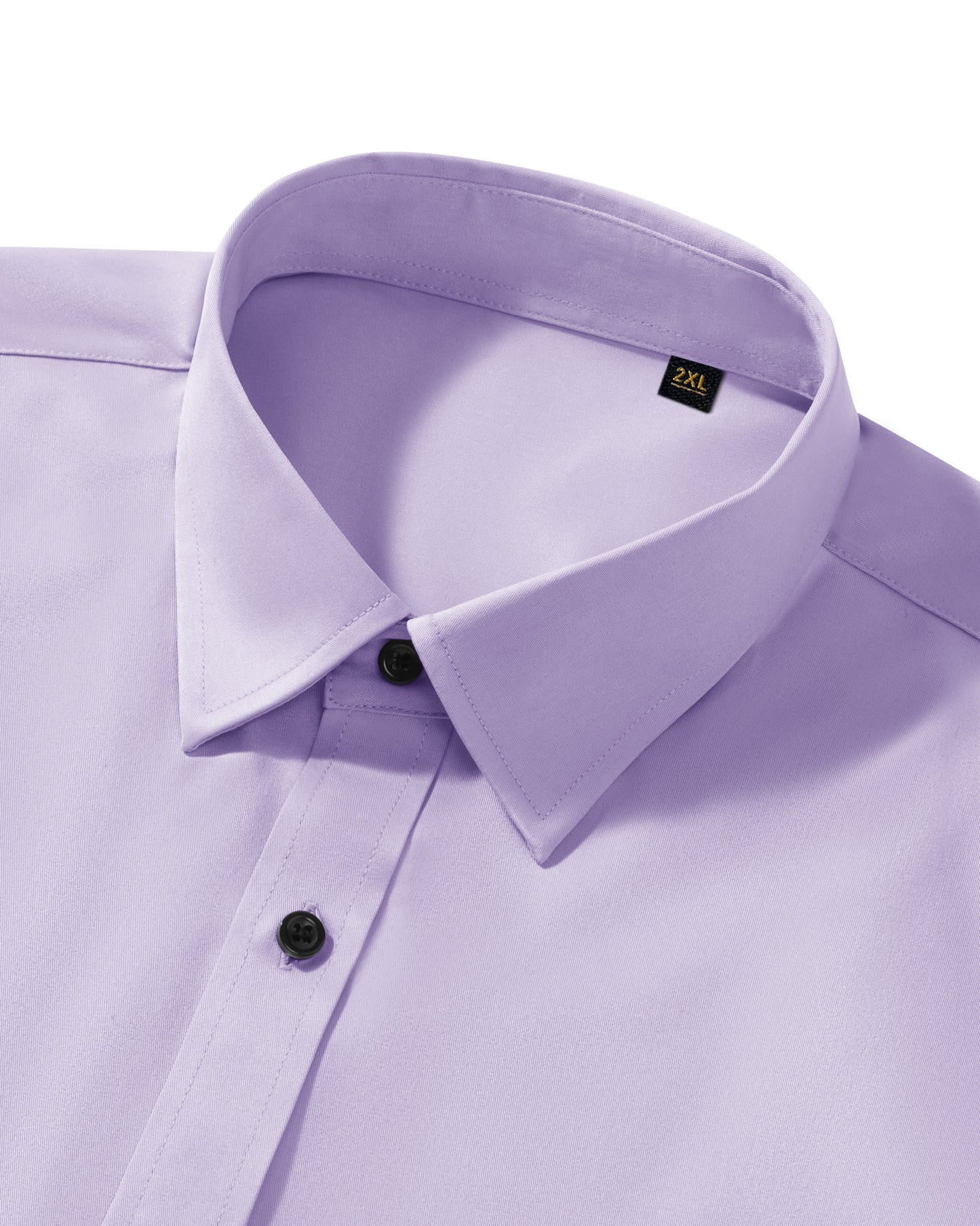 Lusead Slim Fit Dress Shirt for Men Long Sleeve Button Up Shirt